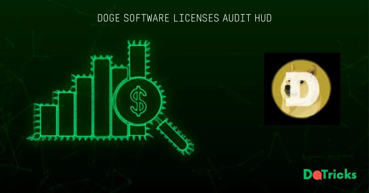 doge software licenses audit hud