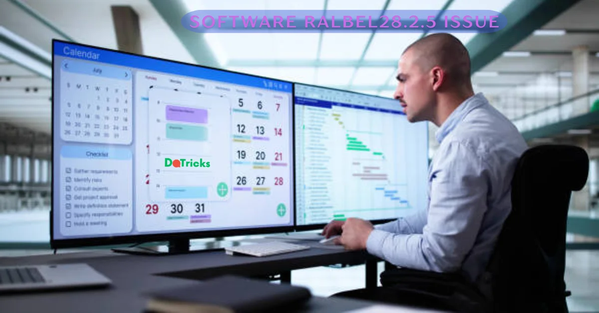 software ralbel28.2.5 issue